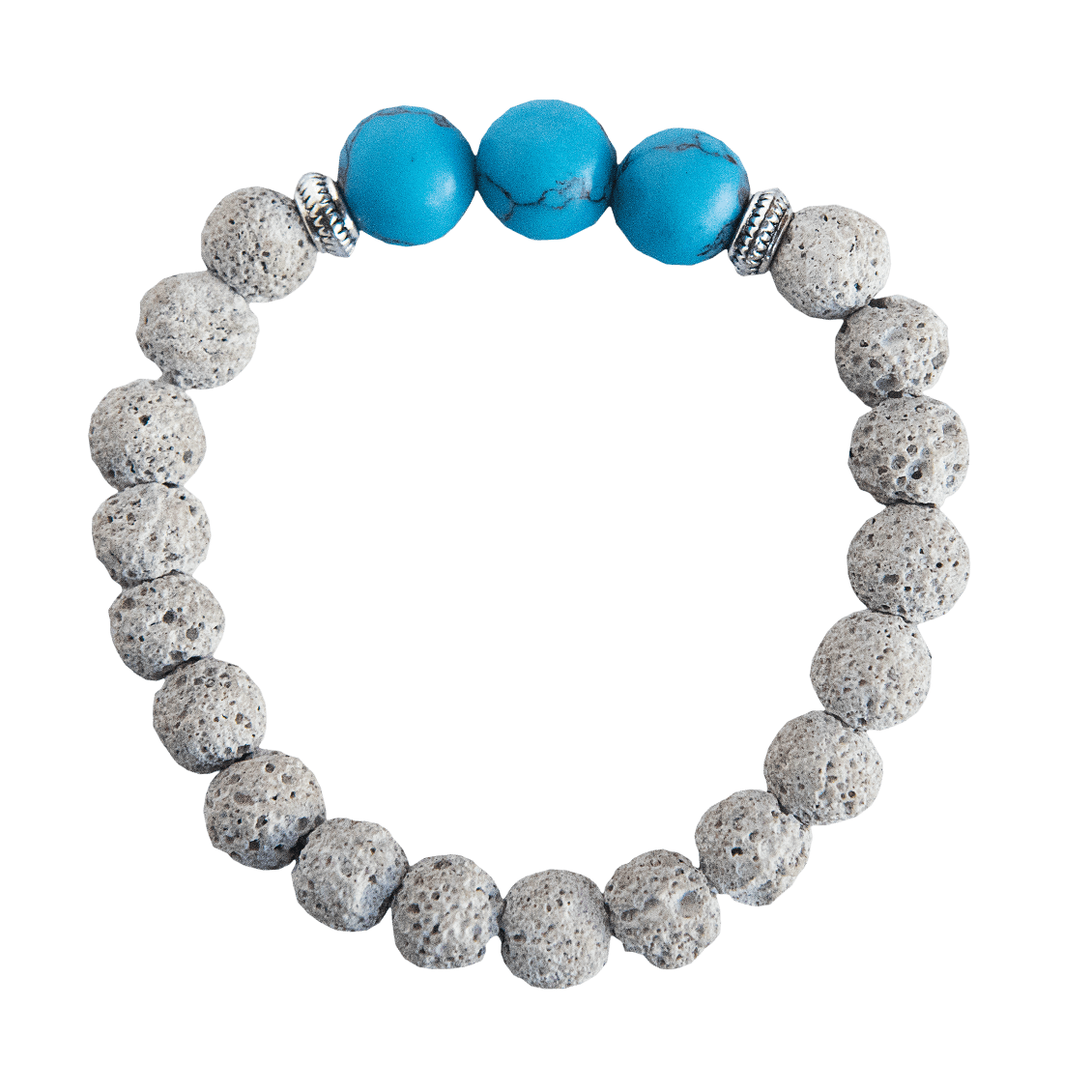 Lava Stone Diffuser Bracelet (White)